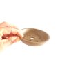 Vaso Redondo sem Esmalte Cor Marrom Ø11 x 2,5 cm - Imagem 3