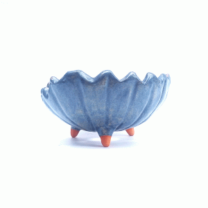 Vaso Kurama esmaltado cor Azul